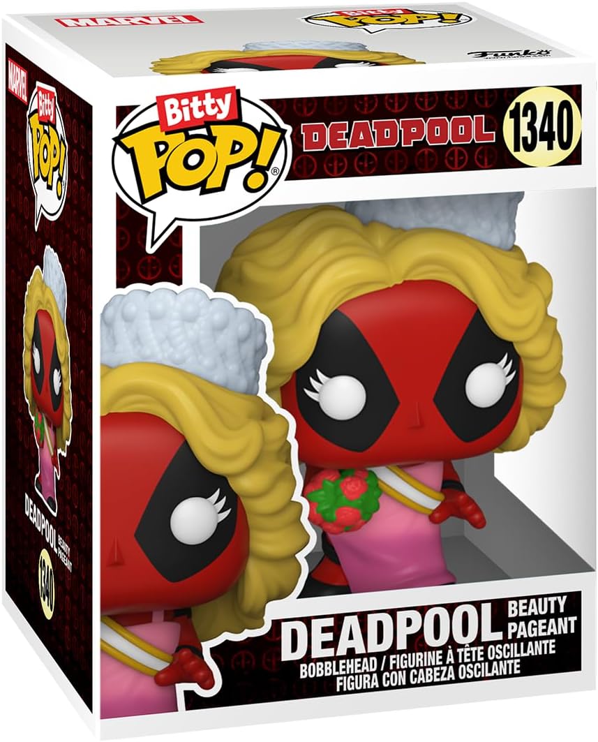 Funko POP! Bitty 4 pack Deadpool - Bathtime & Mystery Mini Figure - Multicolor Collectable