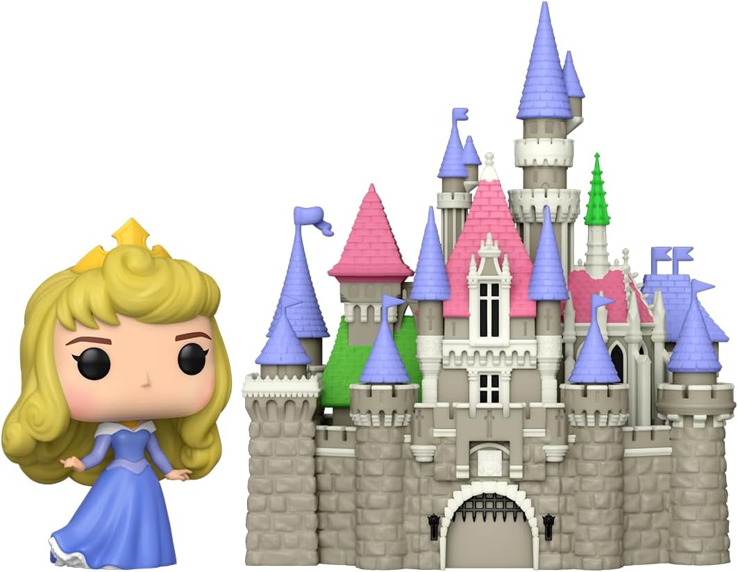 Funko POP! Town: Ultimate Princess - Princess Aurora With Castle - Disney Princesses - Collectable Vinyl Figure - Gift Idea - Official Merchandise - Toys for Kids & Adults - Movies Fans