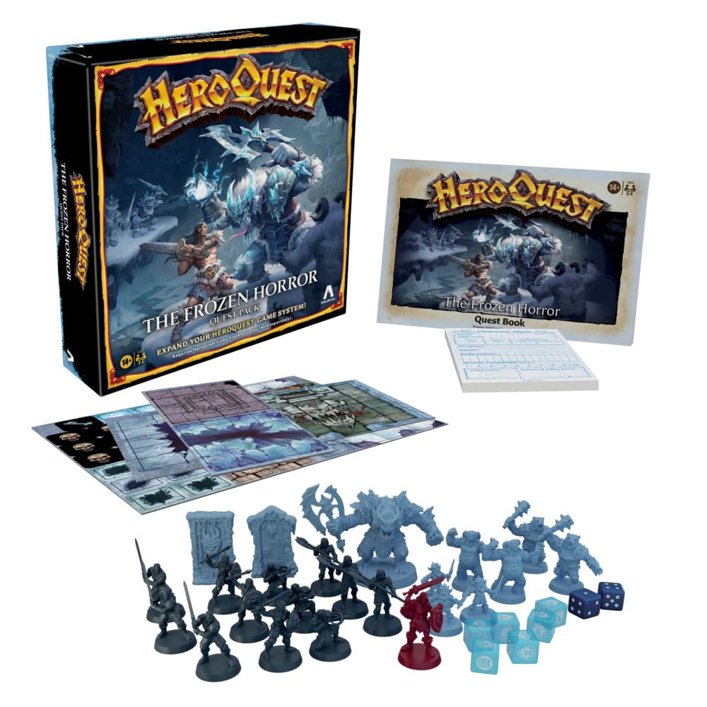 Avalon Hill HeroQuest The Frozen Horror Quest Pack for Ages 14 and Up