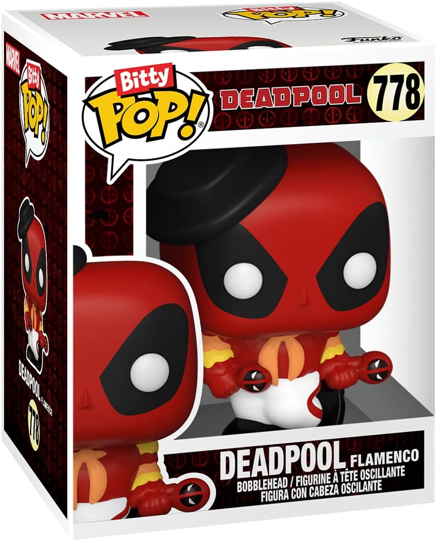 Funko POP! Bitty 4 pack Deadpool - Bathtime & Mystery Mini Figure - Multicolor Collectable
