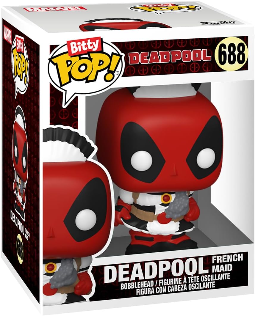 Funko POP! Bitty 4 pack Deadpool - Bathtime & Mystery Mini Figure - Multicolor Collectable