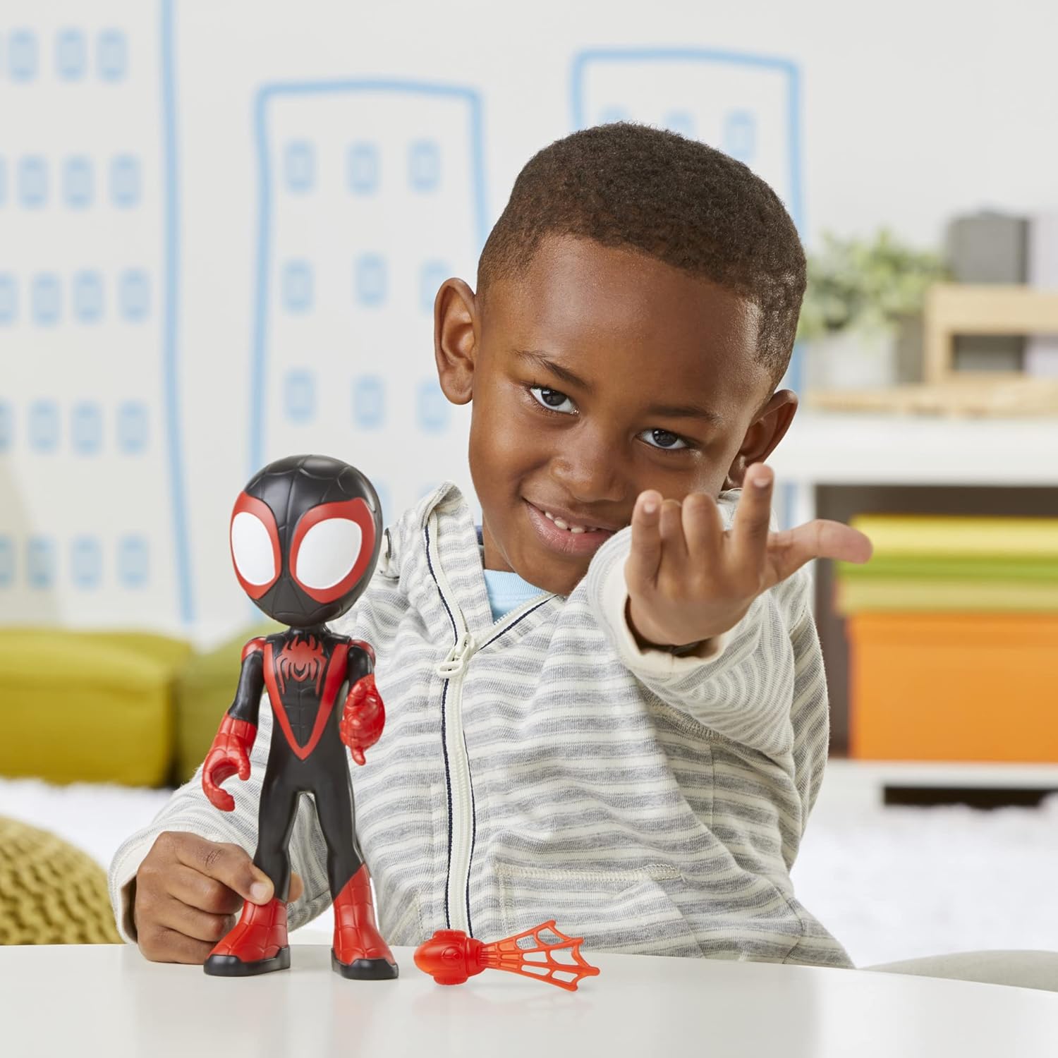 SPIDEY AND HIS AMAZING FRIENDS Marvel Supersized Hero 22.5-cm (Pack of 3)