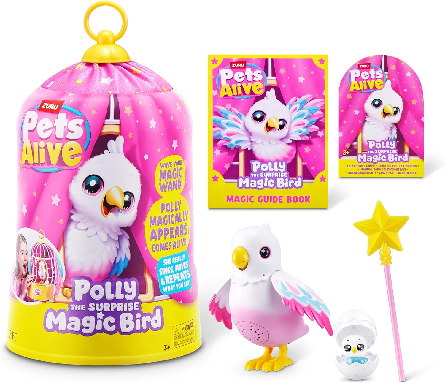 Polly the Magic Bird by ZURU, Robotic Toy Pet Bird