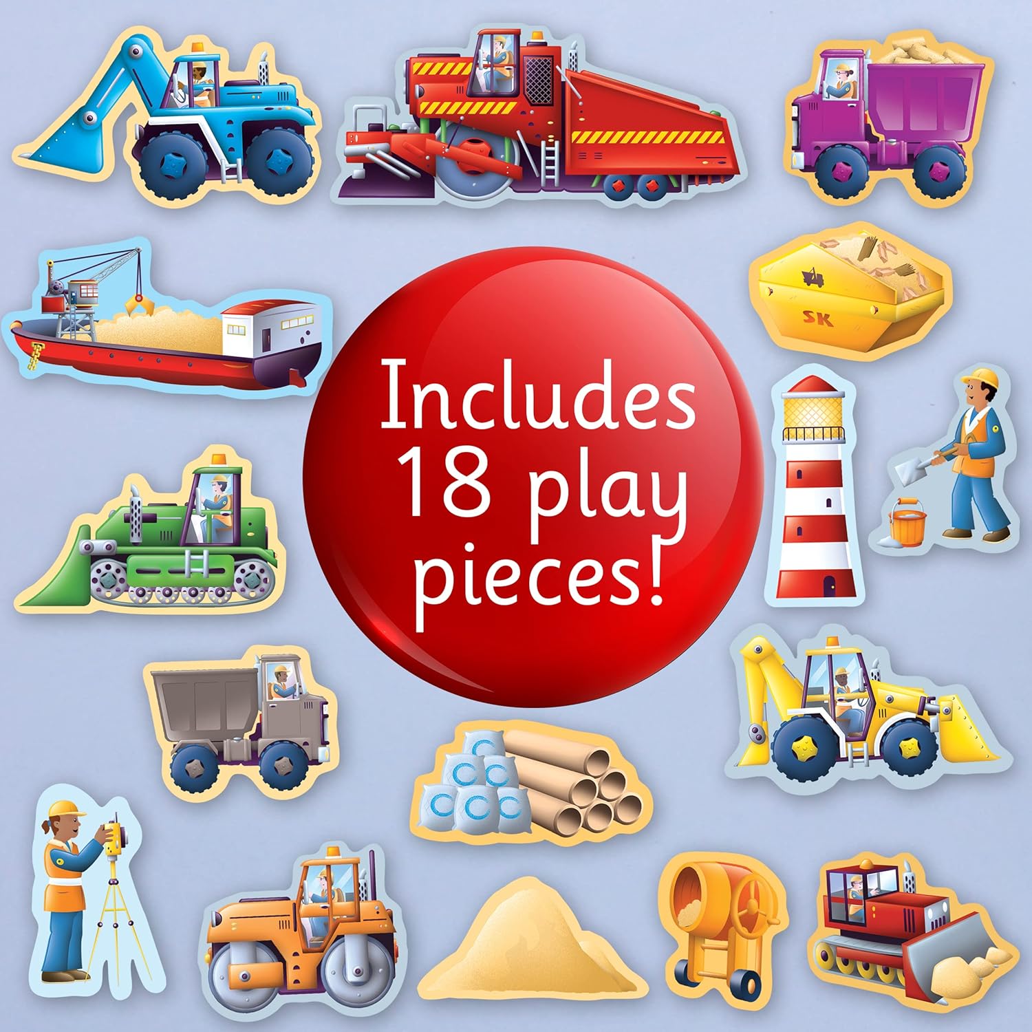 Magnetic Let's Play Diggers (Magnetic Play & Learn)