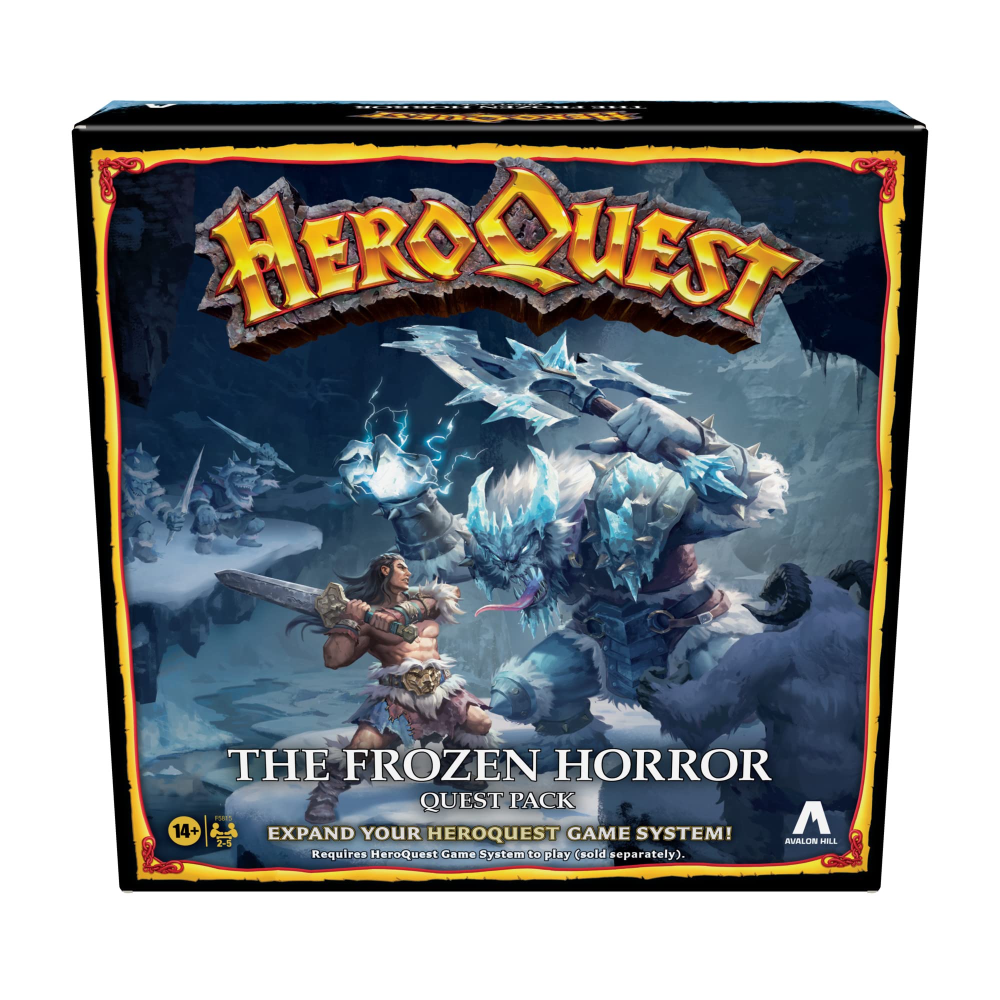 Avalon Hill HeroQuest The Frozen Horror Quest Pack for Ages 14 and Up
