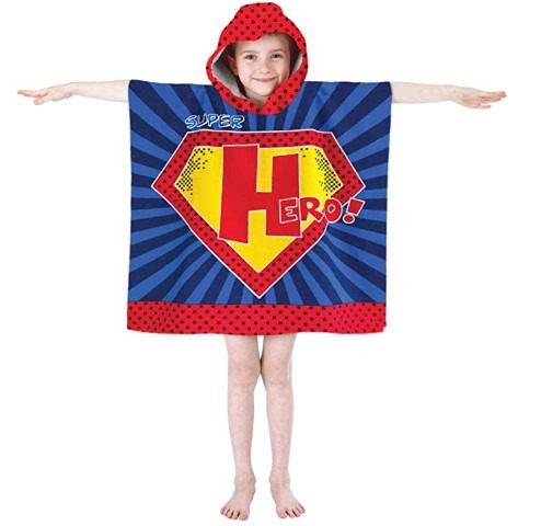KIDS HOODED BEACH TOWEL