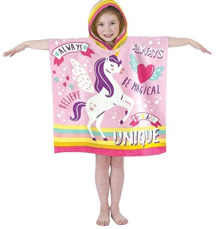 KIDS HOODED BEACH TOWEL
