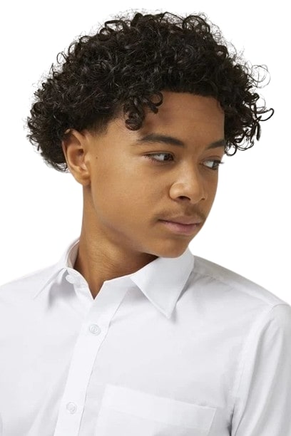 BOYS SHIRT WHITE SS PACK 2 NO REFUND OR EXCHANGE