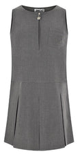 FLOWER EMB PINAFORE – GREY