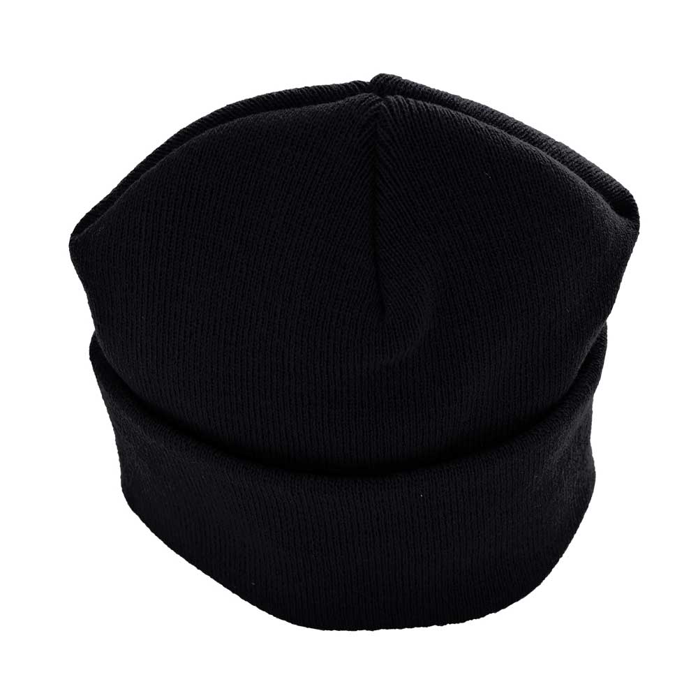 KNITTED SKI HAT BLACK