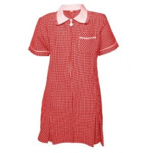 SUMMER DRESS GINGHAM – RED