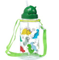 DINOSAUR WATER BOOTLE WITH FLIP STRAW
