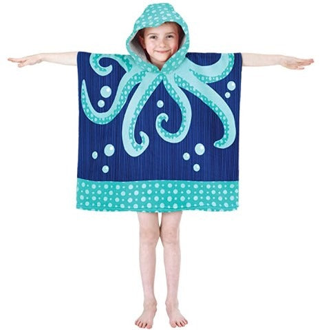 KIDS HOODED BEACH TOWEL