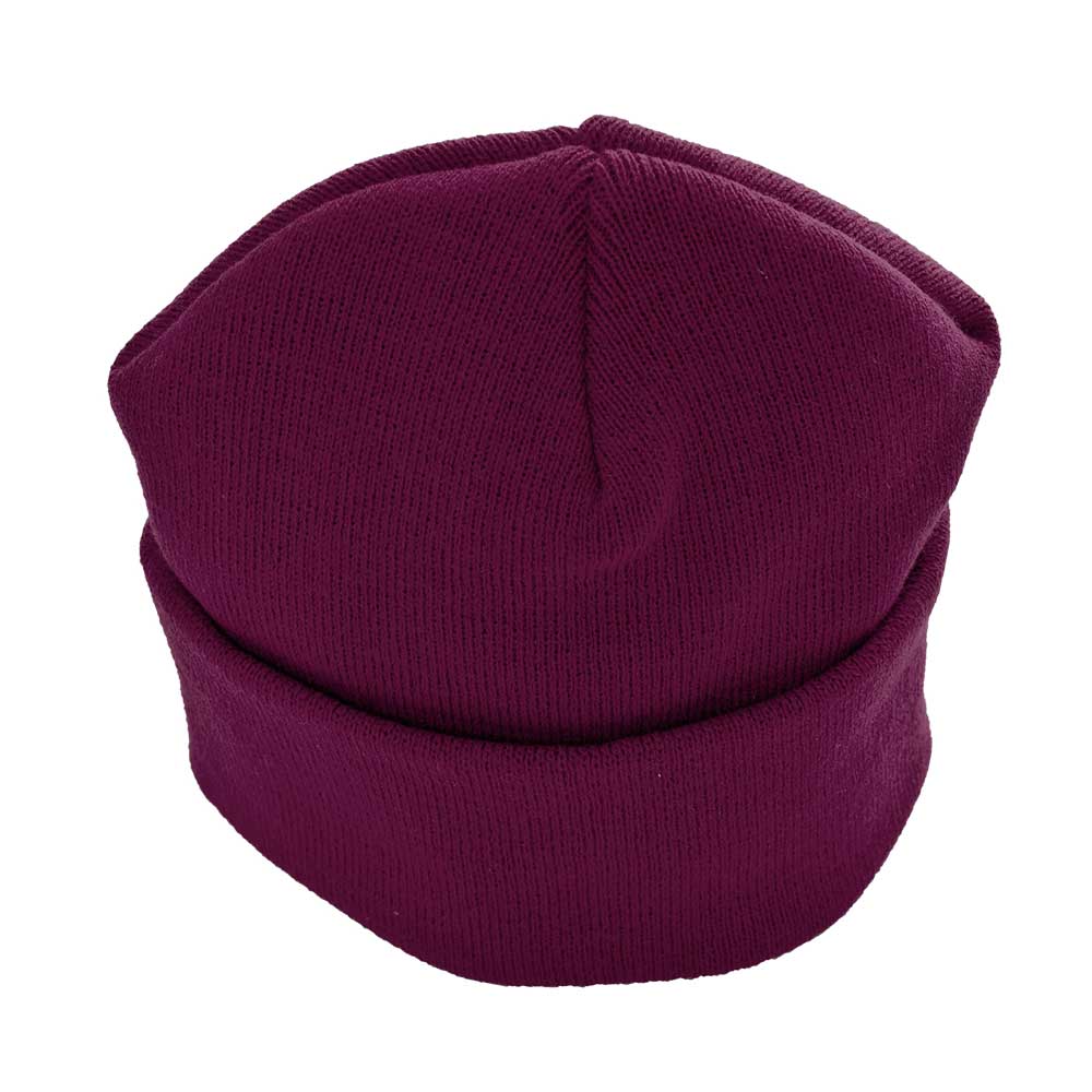 KNITTED SKI HAT – MAROON